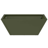 Garden Planter 5 pcs Olive Green 40 x 40 x 15 cm 873817