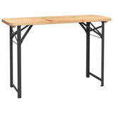 3 Piece Folding Beer Table Set Solid Wood Fir 363112