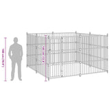 Outdoor Dog Kennel 300x300x185 cm 170894