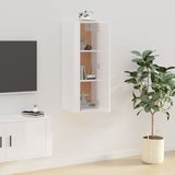 Wall Mounted TV Cabinet High Gloss White 40x34,5x100 cm 816682