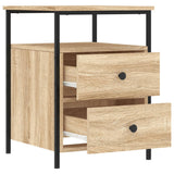 Bedside Cabinet Sonoma Oak 44x45x60 cm Engineered Wood 826005