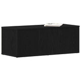 TV Cabinet with Drawer Black Oak 80x34x30 cm Engineered Wood 862484