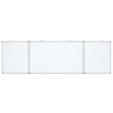 Magnetic Whiteboard Foldable 200x60x1.7 cm Aluminium 4005369