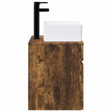 Wall-mounted Sink Vanity Smoked Oak 49 x 41 x 63 cm 890587