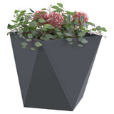 Planter Anthracite 50 x 50 x 50 cm Steel 883840