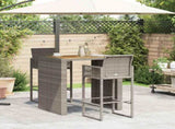Garden Bar Set Grey 3328887