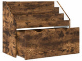 Kids Bookshelf Smoked Oak 60 x 29.5 x 69 cm Engineered Wood 892394