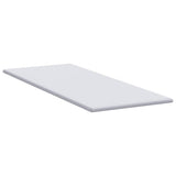 Mattress Topper White 80 x 200 x 3.5 cm Jaquard Fabric 4106210