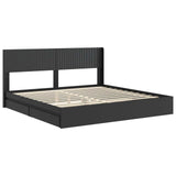 Bed Frame with Storage and Headboard 3 pcs Engineered Wood 3414354