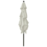 3-Tier Garden Parasol with Aluminium Pole Sand 2.5x2.5 m 313836