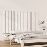 Wall Headboard White 159.5x3x90 cm Solid Wood Pine 824899