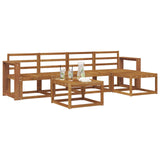 Outdoor Sofa Set 6 pcs Natural 3366292