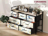 7-Drawer Chest of Drawers - White T3398P377810