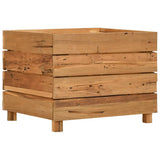 Raised Bed Varying shades of teak Solid teak wood, steel Medium 47421