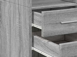 Slim Storage Cabinet Grey Sonoma 40x42.5x225 cm Engineered Wood 3281285