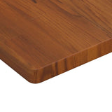 Basin Shelf Wall Mounted Steel and Solid Wood Oak 3302499