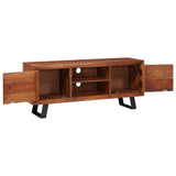 TV Cabinet Honey brown 112 x 30 x 48 cm Solid acacia wood 4104019