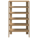 ZNTS Shoe Rack Artisan Oak 61x32x105 cm Engineered Wood 859868