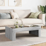 Coffee Table with Infinity LED Grey Sonoma 90x50x30 cm 847621