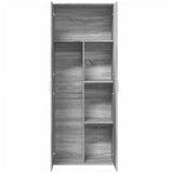Highboard Grey Sonoma 70x35x180 cm Engineered Wood 3276663