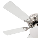 Ceiling Fan with Light 82 cm White 42035660