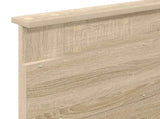 Bed Frame with Headboard Sonoma 100 x 200 cm Solid Pine Wood 3409793