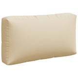 Pallet Cushions 3 pcs Beige Fabric 360947