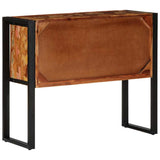 Console Cabinet Multicolour 90x35x75 cm Solid Wood Reclaimed 4013572