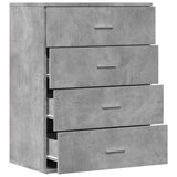 Sideboard Concrete Grey 60x39x80 cm Engineered Wood 840530