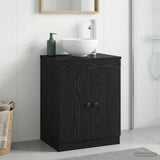 Bathroom Cabinet Black 54 x 41 x 70 cm Engineered Wood 890123