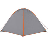 Camping Tent Dome 6-Person Orange Waterproof 94414