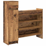 Shoe Cabinet 100.5 x 28 x 100 cm Engineered Wood Old Wood 871386