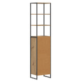 Bathroom Cabinet Artisian Oak 40 x 30 x 180 cm Engineered Wood 886497