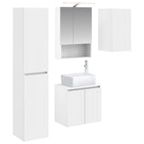 Bathroom Cabinet Set 5 pcs White 50 x 14.5 x 70 cm 3407319