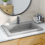 Granite Basin 600x450x120 mm Grey 142963