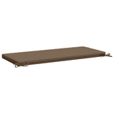 2-Piece Bench Cushions SOEST 2 pcs 100% Polyester Taupe 949317