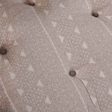 Sofa Cushion Light Brown 120 x 80 x 12 cm Fabric 4019070