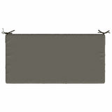 Seat Cushion SOEST 100% Polyester Grey 120 x 80 x 10 cm 946799