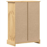 Chest of Drawers Corona 80x43x114 cm Solid Wood Pine 4005671