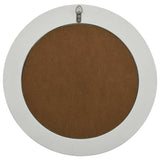 Wall Mirror Baroque Style 50 cm White 320344