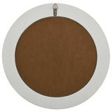 Wall Mirror Baroque Style 50 cm White 320344