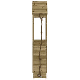 Playhouse with Climbing Wall Impregnated Wood Pine 3156900