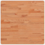 Table Top 60x60x2.5 cm Square Solid Wood Beech 355974