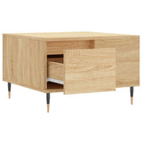 Coffee Table Sonoma Oak 55x55x36.5 cm Engineered Wood 830751