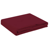 Table Cloth 5 pcs Rectangular Wine Red 140 x 260 cm Polyester 42040246
