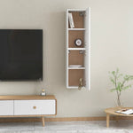 TV Cabinets 2 pcs White 30.5x30x60 cm Engineered Wood 803327
