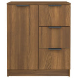 Sideboards 2 pcs Brown Oak 60x30x70 cm Engineered Wood 3115795