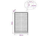 Gabion with 5 mm Wire and 5x5 cm Mesh 100x100x200 cm 3464396