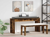 Keyboard Stand Smoked Oak 100 x 32 x 64 cm Engineered Wood 899499