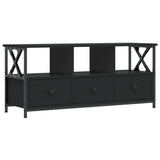TV Cabinet Black 102x33x45 cm Engineered Wood&Iron 831788